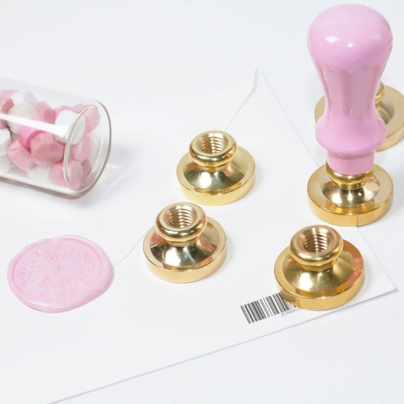 Üres pecsétviasz bélyegzőfej sárgaréz pecsétbélyegző viaszpecsét bélyegzőfej csere