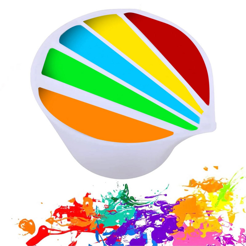 Pour Split Cup szilikon epoxi keverék festék kiöntő csészékhez barkácsolás akril festék gyanta öntőfolyadék Art osztott poharak ékszerkészítő eszközök