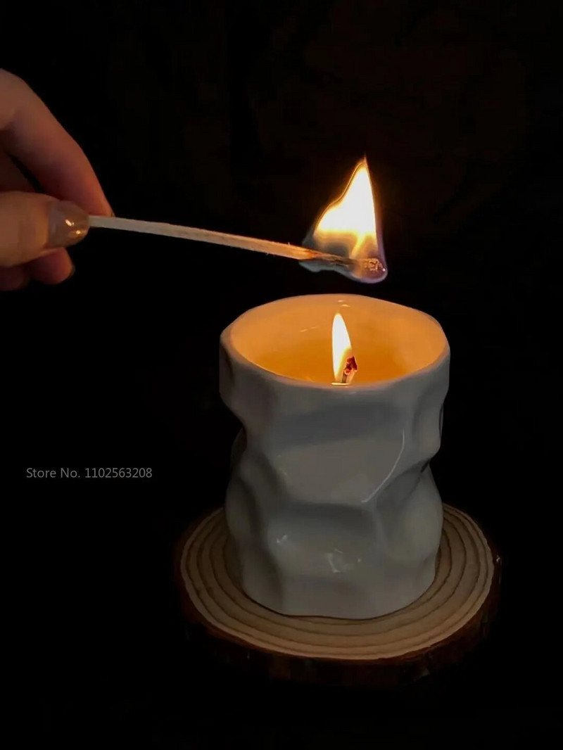 Eleganta keramikas ziedu svece tukša vāze aromātiskā svece ziedu svece tukša kastīte Moderna kāzu dāvanu mājas dekorēšana