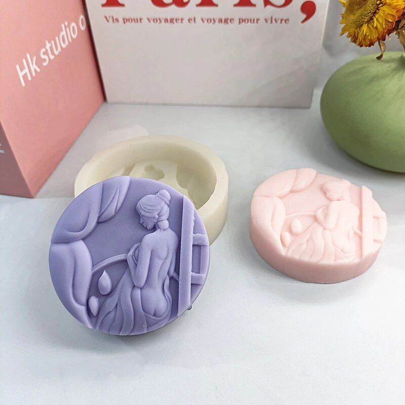 Young Lady Beauty Back Ziepju veidne Roku darbs Dāvana dzimšanas dienā kāzu ceremonijai Galda noformējums Cepumi Cepumi Kūkas aksesuāri