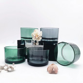 „Pasidaryk pats“ žvakių žvakių stiklainiai Aromaterapinis puodelis spalvoto stiklo indelis Žvakių gaminimo reikmenys Žvakių skardinės Žvakių gamyba m