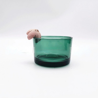 „Pasidaryk pats“ žvakių žvakių stiklainiai Aromaterapinis puodelis spalvoto stiklo indelis Žvakių gaminimo reikmenys Žvakių skardinės Žvakių gamyba m