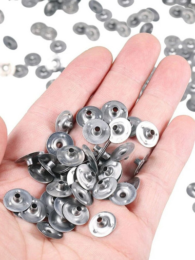 100 komada izdržljivih voštanih svijeća za izradu metalnih fitilja Nosači za nošenje držača jezičaka Alat za fitilje za svijeće DIY alat za izradu svijeća