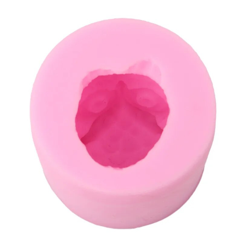 1 gab 3D Pūces sveču veidne Silikona veidne sveču izgatavošanai DIY ar rokām darinātas sveķu veidnes ģipša vaska veidnei