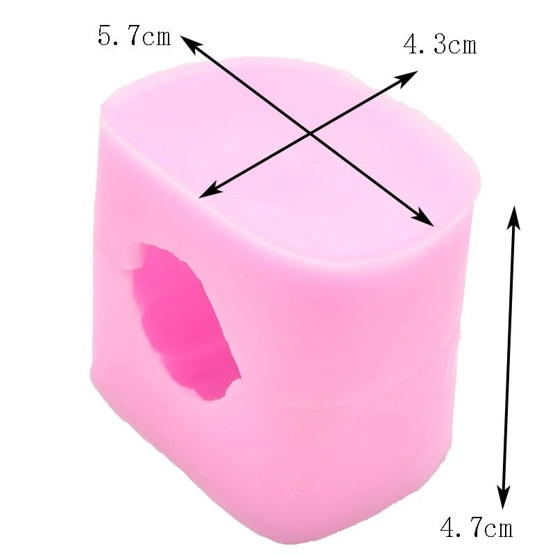 Mini ķirbja formas sveces silikona veidne DIY veidne mājas dekorēšanai maza sveču sveķu ziepju veidne