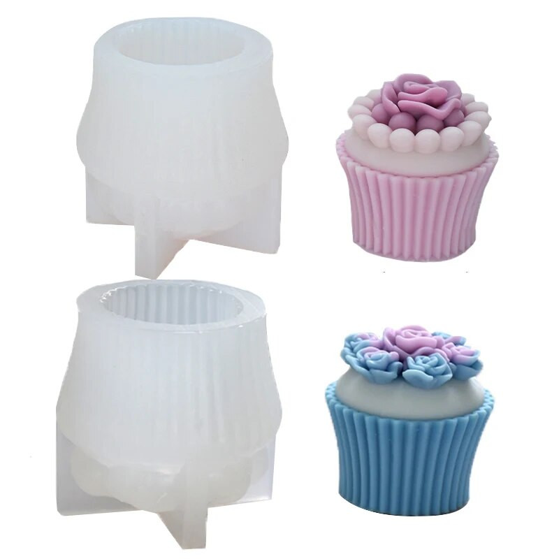 Sviesta kūkas krūzes formas sveces veidnes svece ar rokām darināta artefaktu sveķu ģipsis ziepju pagatavošanas rīki šokolādes ledus kūku cepšanai