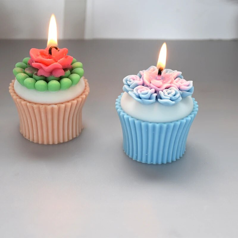 Sviesta kūkas krūzes formas sveces veidnes svece ar rokām darināta artefaktu sveķu ģipsis ziepju pagatavošanas rīki šokolādes ledus kūku cepšanai