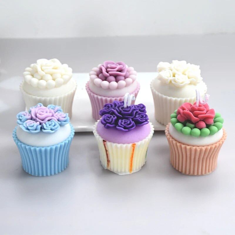 Sviesta kūkas krūzes formas sveces veidnes svece ar rokām darināta artefaktu sveķu ģipsis ziepju pagatavošanas rīki šokolādes ledus kūku cepšanai