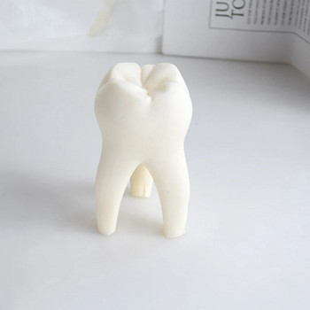 3D зъбна силиконова форма за свещи Направи си сам креативни орнаменти Изработка на мазилка Епоксидна смола Ароматен сапун Занаятчийски форми Домашен декор Ръчно изработен подарък
