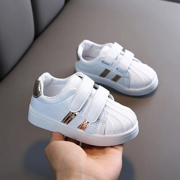 Момчета Маратонки за Детски обувки Бебешки момичета Обувки за малко дете Модни ежедневни Леки дишащи меки спортни Детски обувки за бягане
