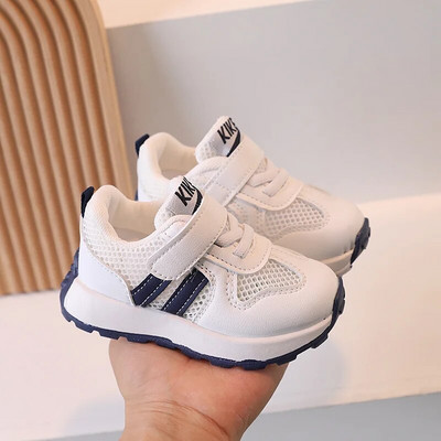 Vaikiški tinkliniai kvėpuojantys sportbačiai, 2023 m. pavasario ruduo, nauji kūdikių, minkšta apačia, laisvalaikio batai, mokykliniai sportiniai sportbačiai berniukams, mergaitėms