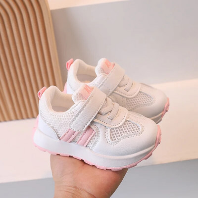 Vaikiški tinkliniai kvėpuojantys sportbačiai, 2023 m. pavasario ruduo, nauji kūdikių, minkšta apačia, laisvalaikio batai, mokykliniai sportiniai sportbačiai berniukams, mergaitėms