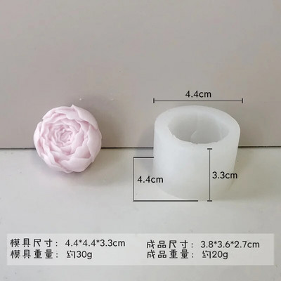 Lillede aroomiteraapia küünal silikoonvorm Tulbi karikakra küünla seebivorm DIY küünla valmistamine kipsvaigust vormi kodukaunistus