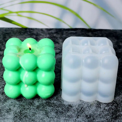 3D trīsdimensiju tulpju pumpuru veidne sveču veidne DIY deserta fondants ziedi šokolādes cepšanas veidne