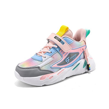 Παιδικά παπούτσια για κορίτσια Αθλητικά πάνινα παπούτσια με δίχτυα Παιδικά αθλητικά παπούτσια Μόδα ροζ Casual καθημερινά αθλητικά παπούτσια τένις για τρέξιμο για αγόρια