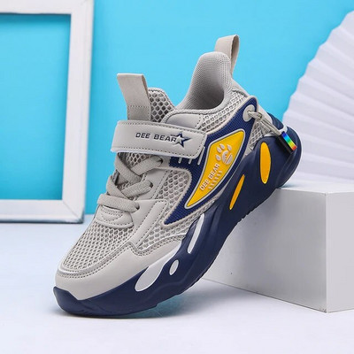 Bērnu apavi meiteņu kedas sieta elpojošas bērnu sporta apavi Modes rozā ikdienas ikdienas skriešanas tenisa čības zēniem