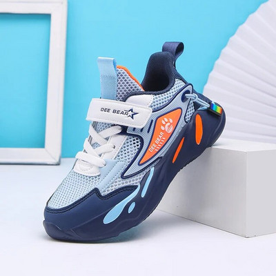 Bērnu apavi meiteņu kedas sieta elpojošas bērnu sporta apavi Modes rozā ikdienas ikdienas skriešanas tenisa čības zēniem