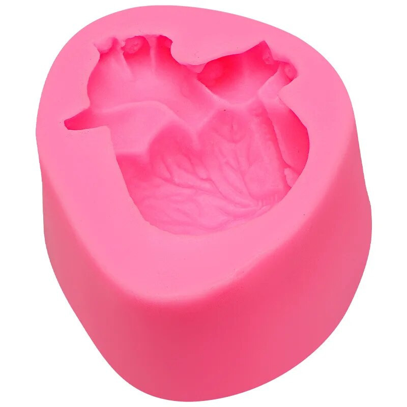 Širdies Smegenų Formos Silikoninės Formos Dervos Virtuvės Kepimo Įrankis Pasidaryk pats konditerijos pyragas Fondant Formos Desertas Šokoladinės Žvakės Papuošimas