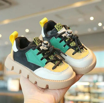 Αθλητικά παπούτσια για αγόρια Παπούτσια για κορίτσια Pu Breathable Παιδικά αθλητικά παπούτσια Αντιολισθητικά τένις Βουλκανιζέ παιδικά παπούτσια Παιδικά παπούτσια για τρέξιμο