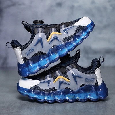 Bērnu skriešanas apavi Tīkla elpojošas ikdienas kedas bērniem Viegli sporta apavi zēniem meitenēm, neslīdoši āra