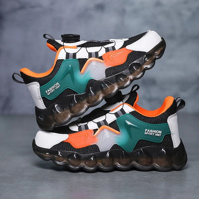 Bērnu skriešanas apavi Tīkla elpojošas ikdienas kedas bērniem Viegli sporta apavi zēniem meitenēm, neslīdoši āra