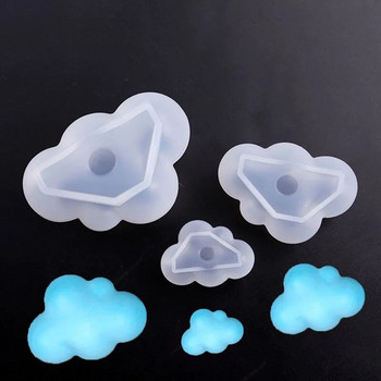 Cloud Scented Candle Drop Glue Resin Mold Cake Baking Gypsum Silicone Mold DIY Soap Candle Making Mold Candle Making Supplies
