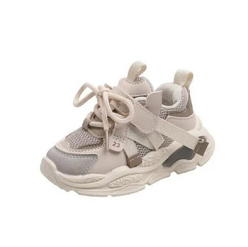 Размер 21-30 Бебешки обувки за малко дете за момчета Момичета Дишаща мрежа Малки деца Ежедневни маратонки Неплъзгащи се детски спортни обувки tenis