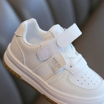 2023 Fashion Platform Παπούτσια για Παιδιά Ολόλευκα Αθλητικά Παπούτσια για αγόρια Casual Παπούτσια τένις Άνοιξη φθινόπωρο Βουλκανιζέ Παπούτσια Παιδικά G03213