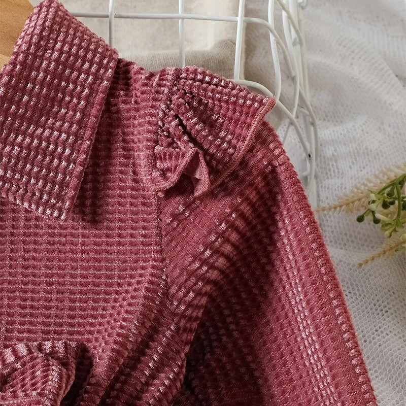 3-24 M modes kleita zīdaiņiem vienkrāsaina ikdienišķa sieta kleita jauks stils ceļojumu brīvdienu ballītei