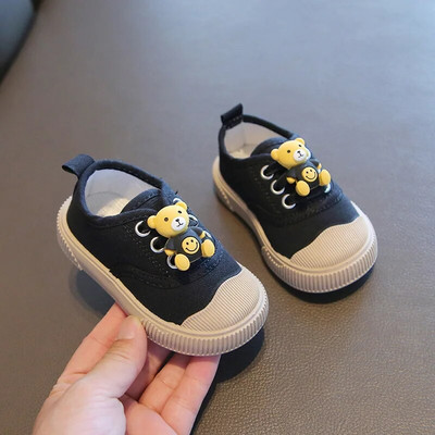 2023. gada pavasara un rudens multfilma, mīksta apakša, mazuļu apavi zēniem un meitenēm, zīdaiņu apavi TPR apakšā audekla apavi