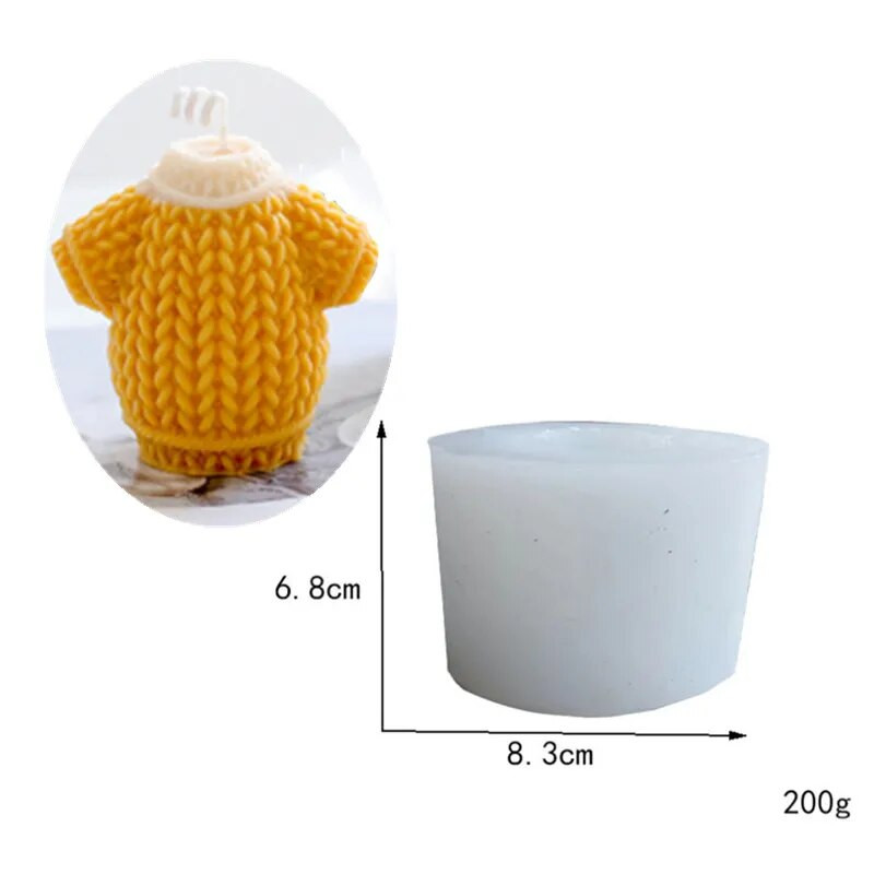 Ziemassvētku cimdi cepures formas sveces silikona veidnes DIY rokām darinātas veidnes Aromterapijas sveces ģipša ziepju veidne dekoratīva dāvana