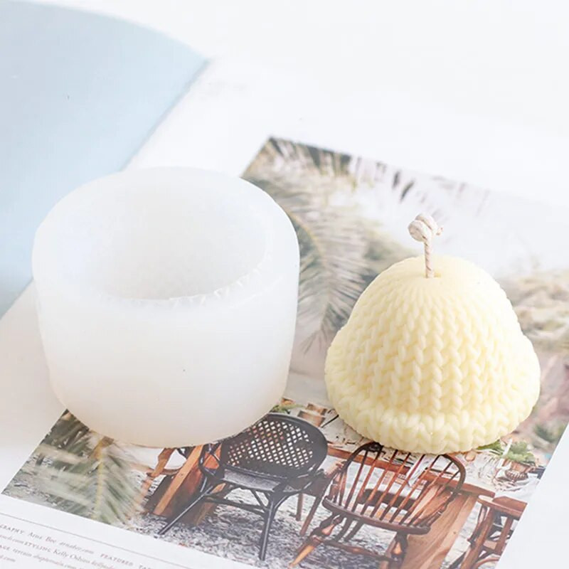 Ziemassvētku cimdi cepures formas sveces silikona veidnes DIY rokām darinātas veidnes Aromterapijas sveces ģipša ziepju veidne dekoratīva dāvana