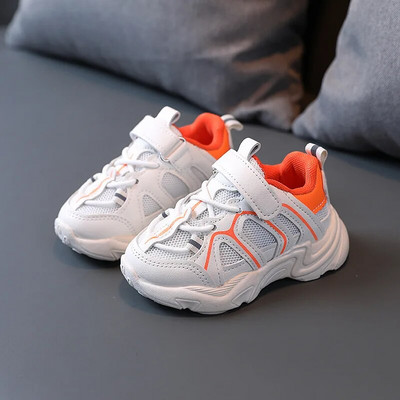 Toddler Baby Gradient Color Bērnu sporta apavi Mīksts skriešanas tīkls Elpojoši apavi zēniem meitenēm Apavi Modes kedas