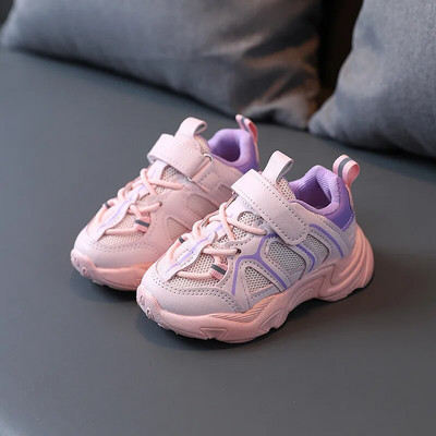 Toddler Baby Gradient Color Bērnu sporta apavi Mīksts skriešanas tīkls Elpojoši apavi zēniem meitenēm Apavi Modes kedas