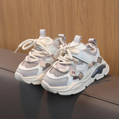 Toddler Baby Gradient Color Bērnu sporta apavi Mīksts skriešanas tīkls Elpojoši apavi zēniem meitenēm Apavi Modes kedas
