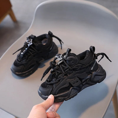 Toddler Baby Gradient Color Bērnu sporta apavi Mīksts skriešanas tīkls Elpojoši apavi zēniem meitenēm Apavi Modes kedas