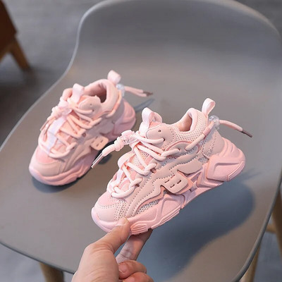 Toddler Baby Gradient Color Bērnu sporta apavi Mīksts skriešanas tīkls Elpojoši apavi zēniem meitenēm Apavi Modes kedas