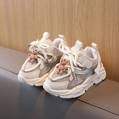 Toddler Baby Gradient Color Bērnu sporta apavi Mīksts skriešanas tīkls Elpojoši apavi zēniem meitenēm Apavi Modes kedas