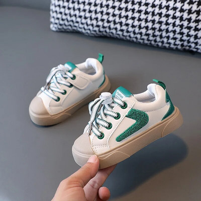 2024. gada rudens modes Bērnu ikdienas apavi Bērnu kedas Mazu bērnu apavi Zēniem Meitenēm Plakana zole Elpojoša Mīksta Sporta Skriešana