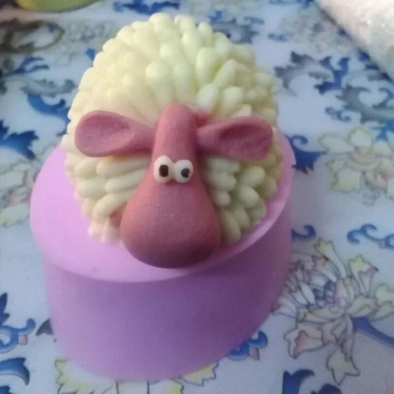 3D aitu sveču silikona veidne DIY sveču rokasgrāmata veidņu vairumtirdzniecība ziepju ģipša procesa pelējuma silikona veidnes amatniecībai 3D roku darbs