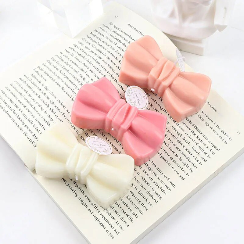 3D masni-csomós és szájú szilikon gyertyaforma Kézzel készített szójaviasz gyanta szappanforma Illatos gyertya készítés formák Kézműves ajándékok lakberendezés