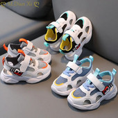 Vasaras sandales mazuļiem meiteņu kurpes vienkrāsains tīkls audums elpojošs zēnu kedas bērniem zīdaiņu sporta meiteņu sandales