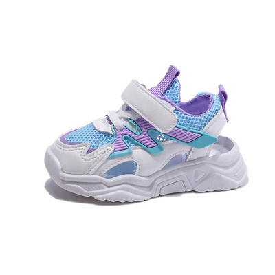 Vasaras sandales mazuļiem meiteņu kurpes vienkrāsains tīkls audums elpojošs zēnu kedas bērniem zīdaiņu sporta meiteņu sandales