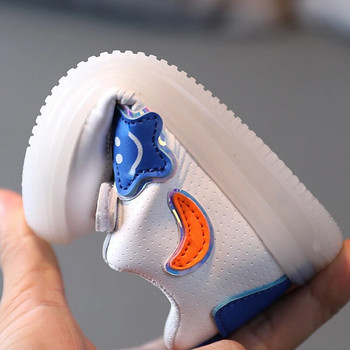 Παιδικά λαμπερά παπούτσια Παιδικά αθλητικά παπούτσια 2023 Παιδικά αθλητικά παπούτσια για αγόρια για κορίτσια για τρέξιμο Λευκά παπούτσια με φωτεινή σόλα και φωτεινά αθλητικά παπούτσια