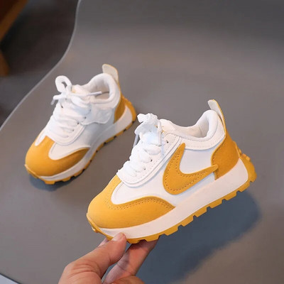 Lapsed Tossud Tüdrukud Poisid Kevad-sügis tossud Hingavad jooksujalatsid Tüdrukutele Mood Sport Vabaaja tossud Beebi pehmed jalanõud