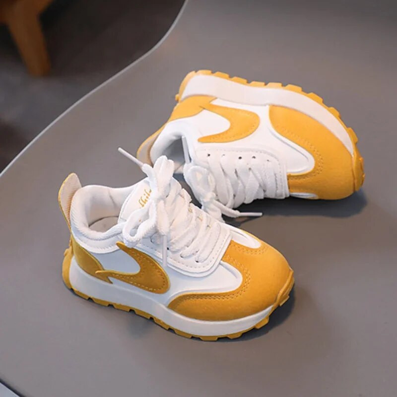 Lapsed Tossud Tüdrukud Poisid Kevad-sügis tossud Hingavad jooksujalatsid Tüdrukutele Mood Sport Vabaaja tossud Beebi pehmed jalanõud