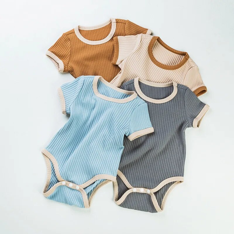 Naujagimio šliaužtinukai kūdikiams, medvilniniai lininiai, tvirti kūdikių mergaičių kombinezonai su mygtukais, kombinezonas, vientisas drabužis 0-24M
