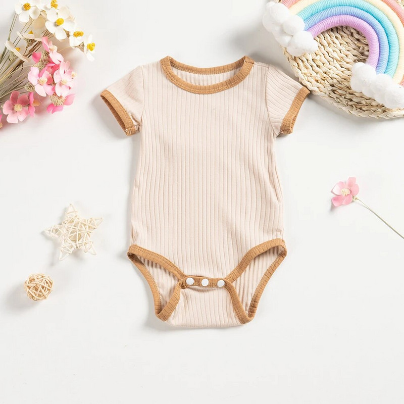 Naujagimio šliaužtinukai kūdikiams, medvilniniai lininiai, tvirti kūdikių mergaičių kombinezonai su mygtukais, kombinezonas, vientisas drabužis 0-24M