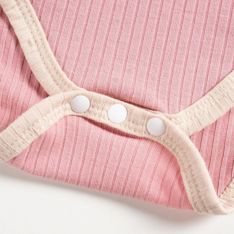 Naujagimio šliaužtinukai kūdikiams, medvilniniai lininiai, tvirti kūdikių mergaičių kombinezonai su mygtukais, kombinezonas, vientisas drabužis 0-24M