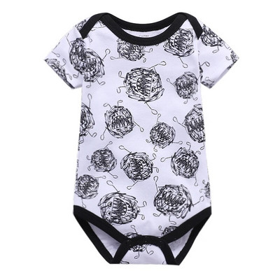 Baby Romper Newborn Baby Boys Girls Clothes Print Infant Baby Jumpsuit Cute Casual Baby Bodysuit